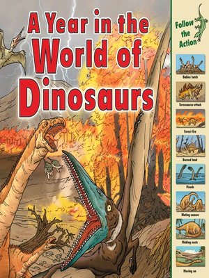 cover image of A Year in the World of Dinosaurs